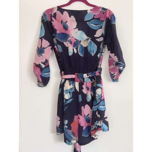 Charlie Jade Floral Romper Boho Chic Beach Club Resort Bohemian Sz S/P - Picture 3 of 13